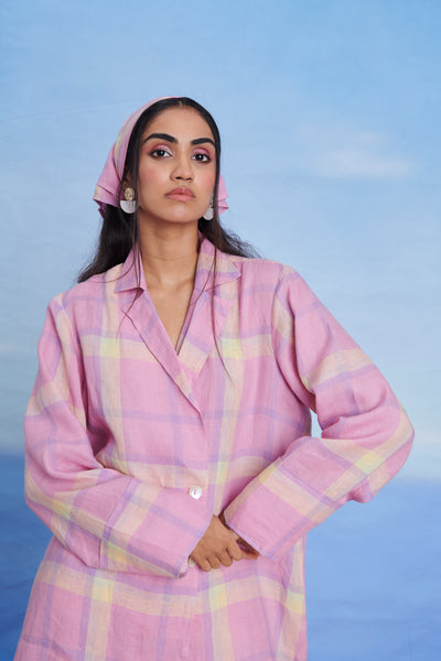 Cassata Linen Blazer Shirt