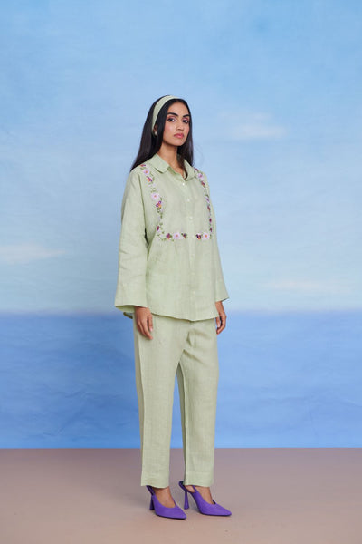 Pista Linen Oversized Flared Shirt
