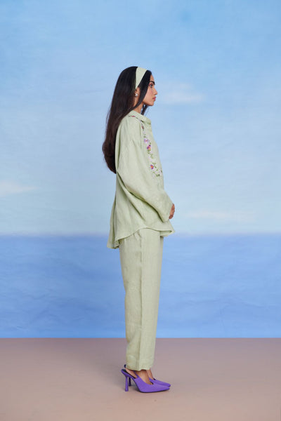 Pista Linen Oversized Flared Shirt