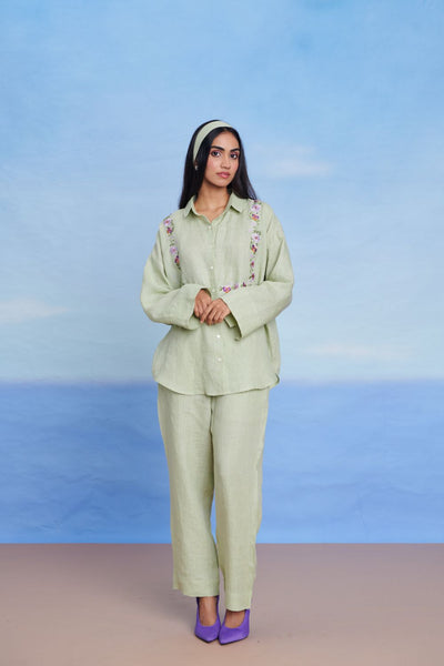 Pista Linen Oversized Flared Shirt