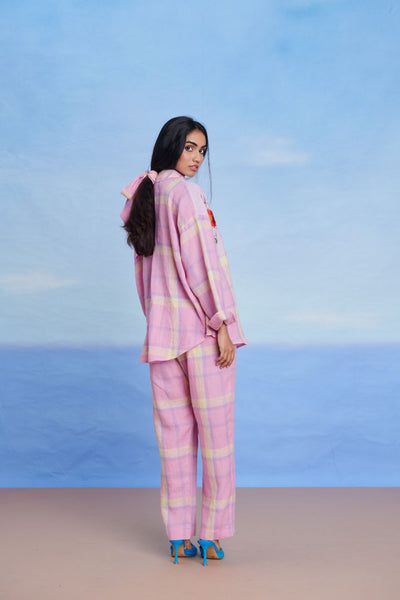 Cassata Linen Oversized Flared Shirt