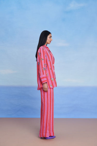 Amalfi Linen Bell Bottom Pants