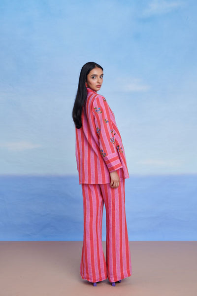 Amalfi Linen Bell Bottom Pants