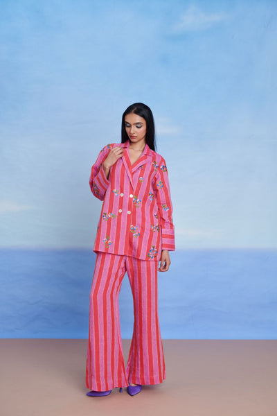 Amalfi Linen Bell Bottom Pants