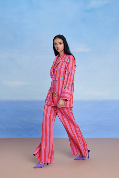 Amalfi Linen Bell Bottom Pants