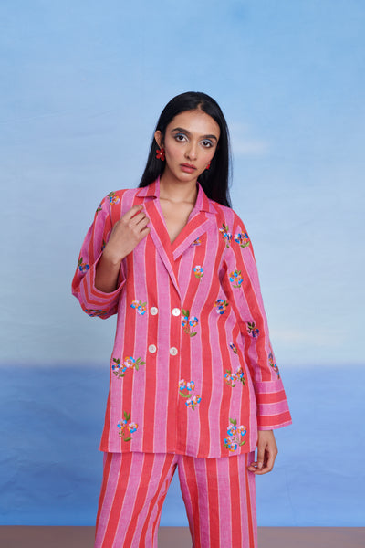 Amalfi Linen Blazer Shirt