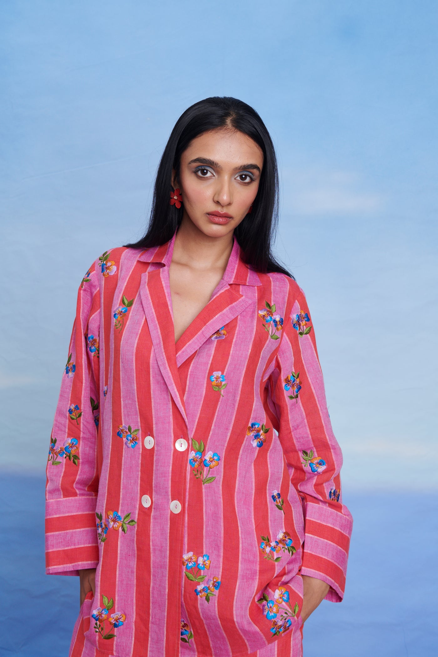 Amalfi Linen Blazer Shirt