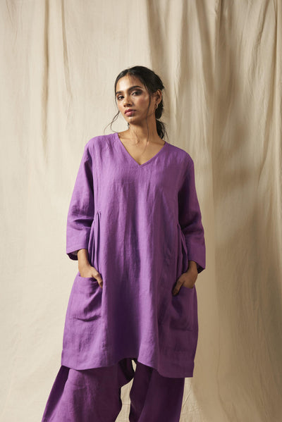 Jambu Linen Women's Kurta Set