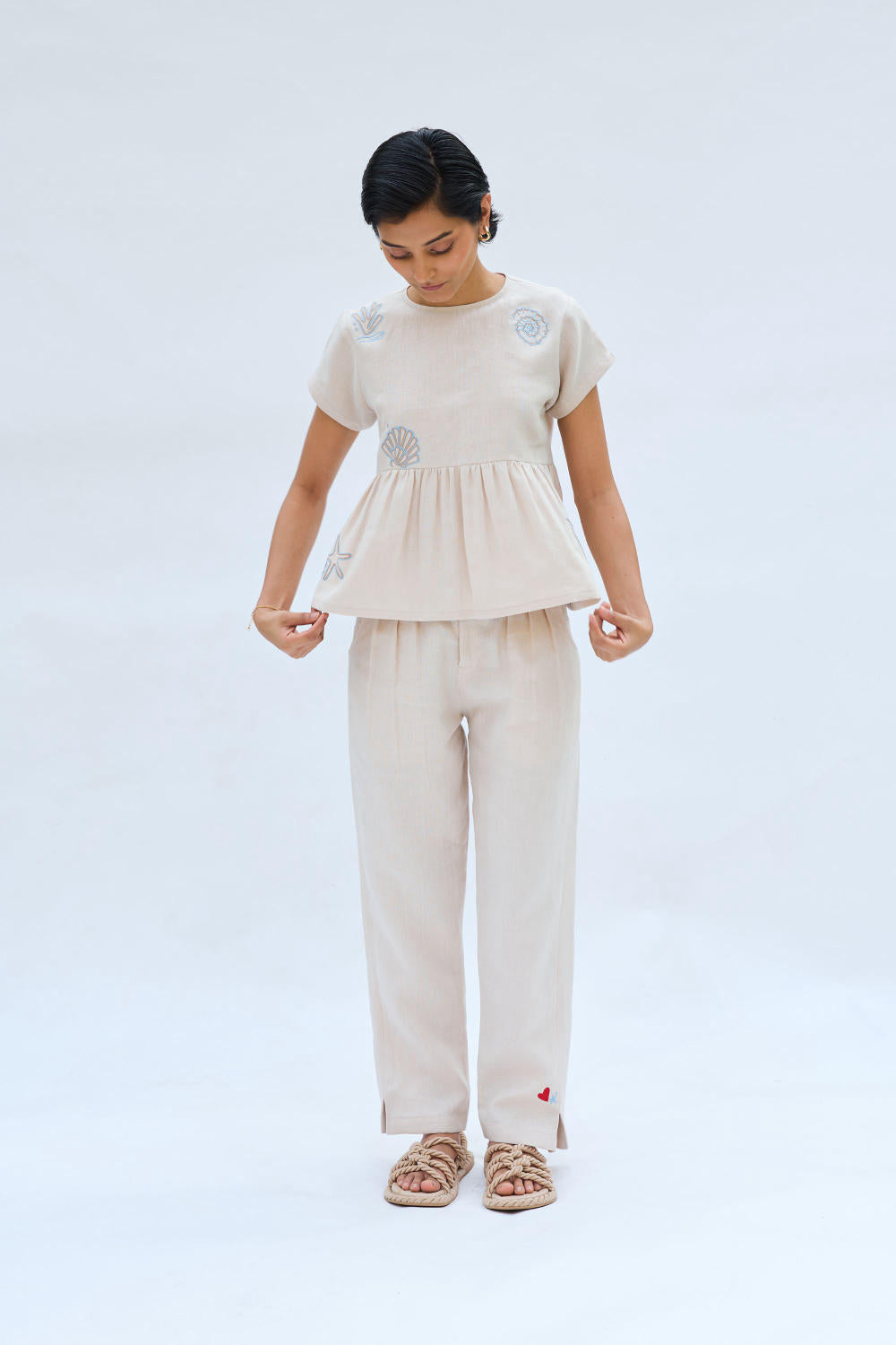 Sea Soul Linen Top