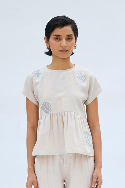 Sea Soul Linen Top