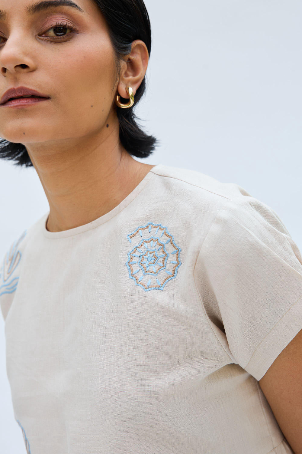 Sea Soul Linen Top