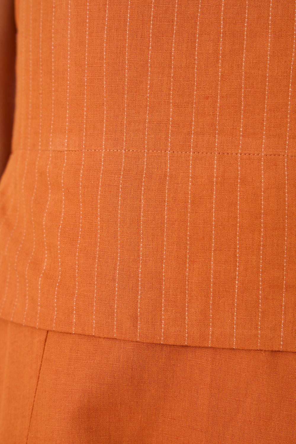 Senaka Tangerine Quilted Dress
