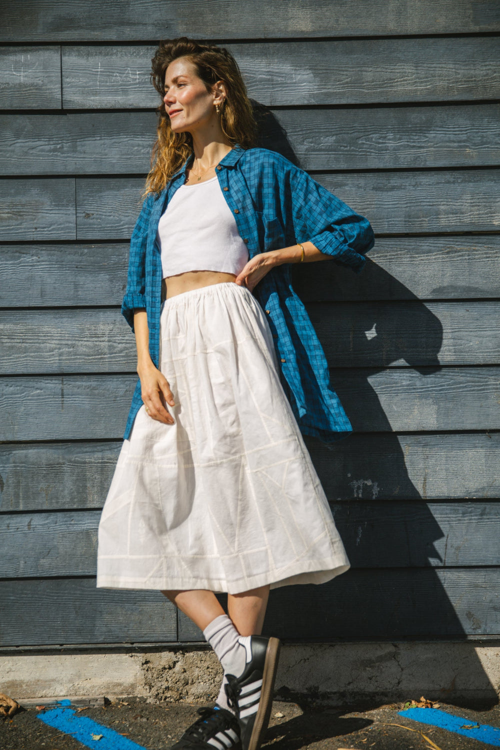 Silver Lake Skirt-White
