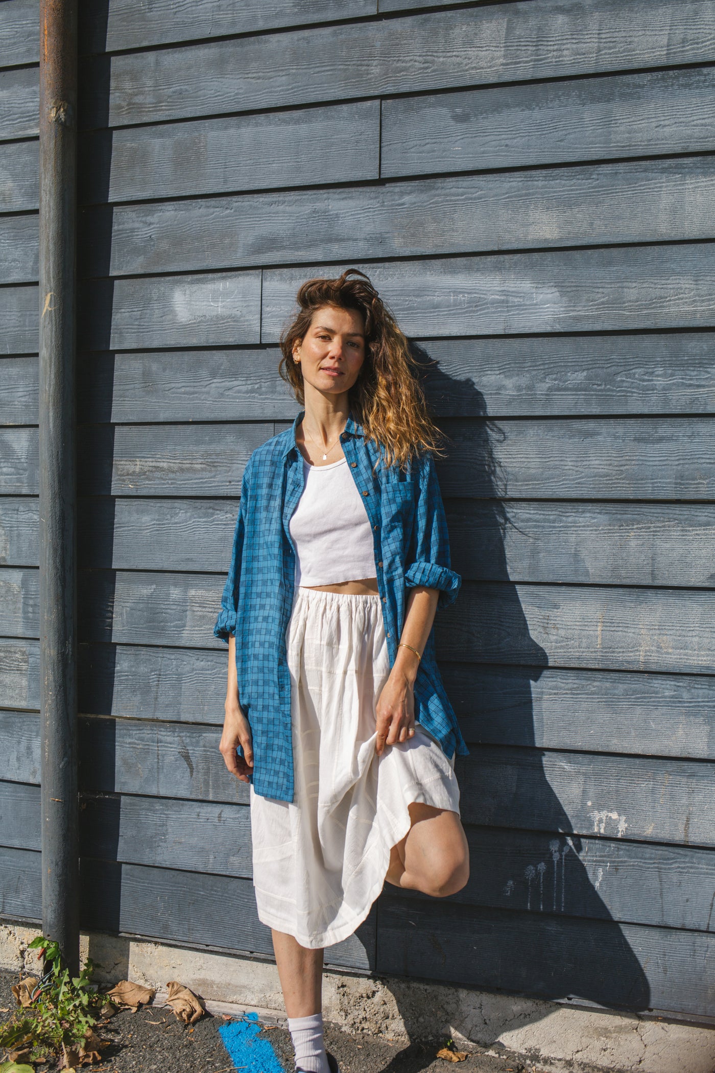 Silver Lake Skirt-White