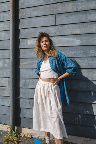 Silver Lake Skirt-White