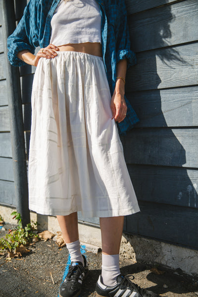 Silver Lake Skirt-White