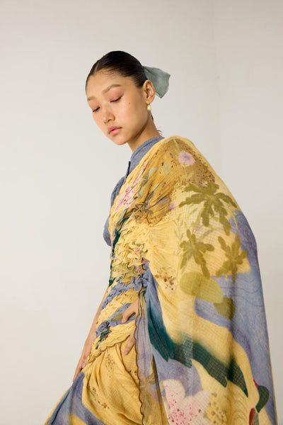 SMOCKED SAREE-WALLFLOWER