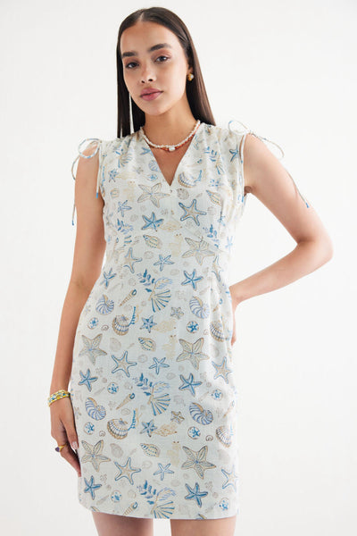 Starfish Handspun Handwoven Organic Cotton Dress