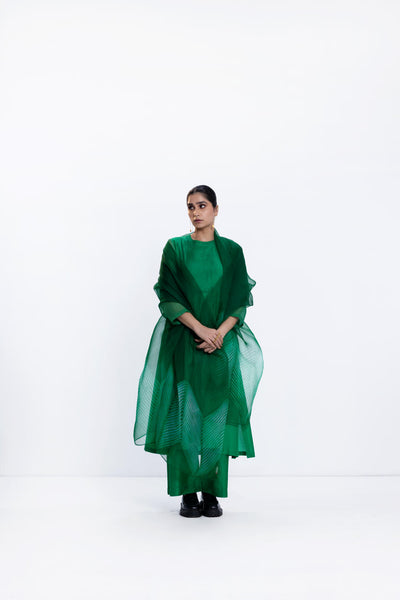 SHORE KURTA SET - EMERALD / SET OF 2