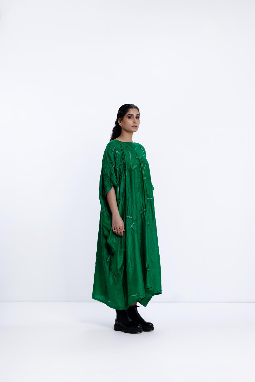 SEA SHELL KAFTAN - EMERALD