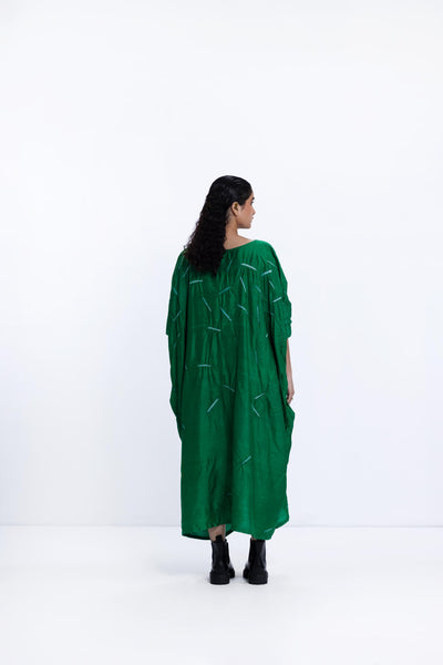 SEA SHELL KAFTAN - EMERALD