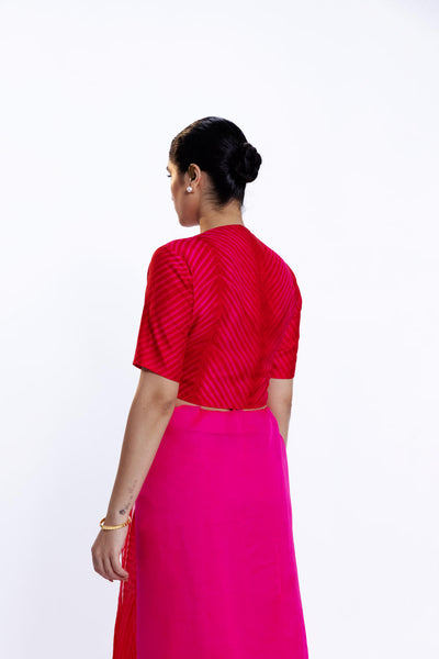 THE SEA BLOUSE - RANI/RED