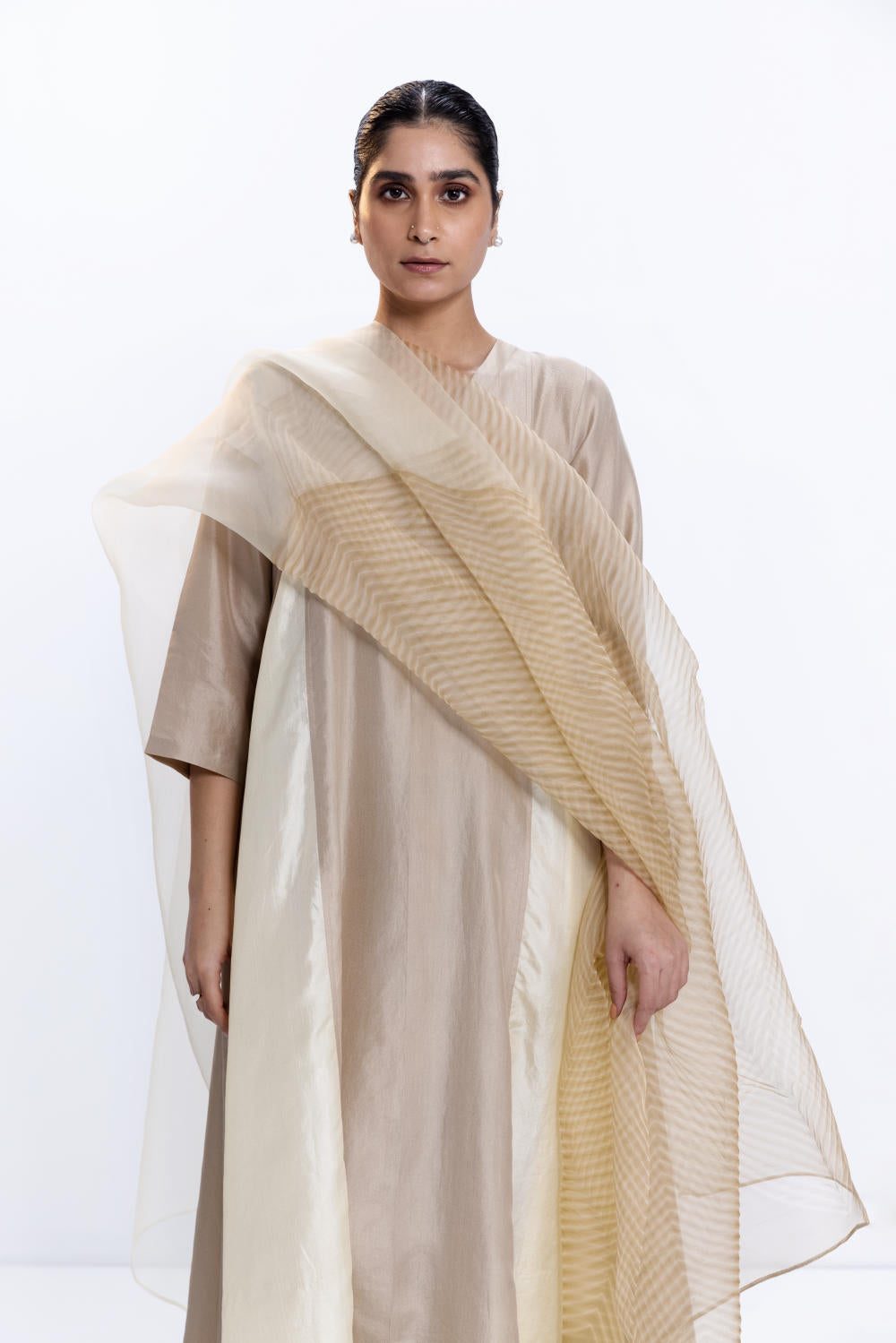 THE SEA PEAK DUPATTA - BEIGE