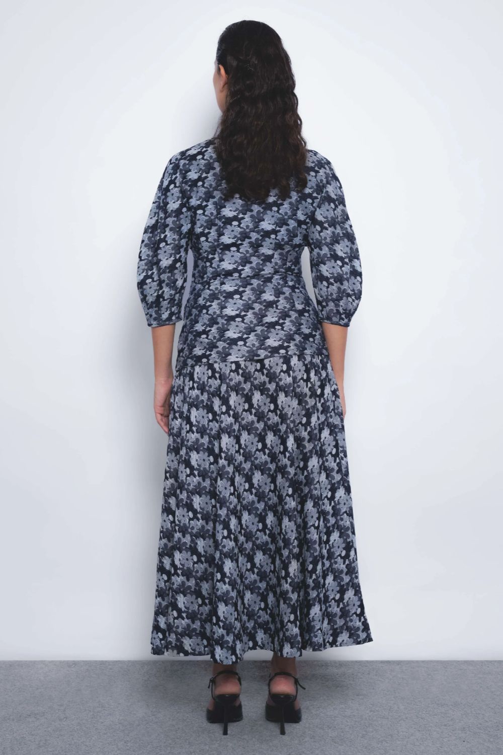 Sumiere Circular Skirt - Indigo