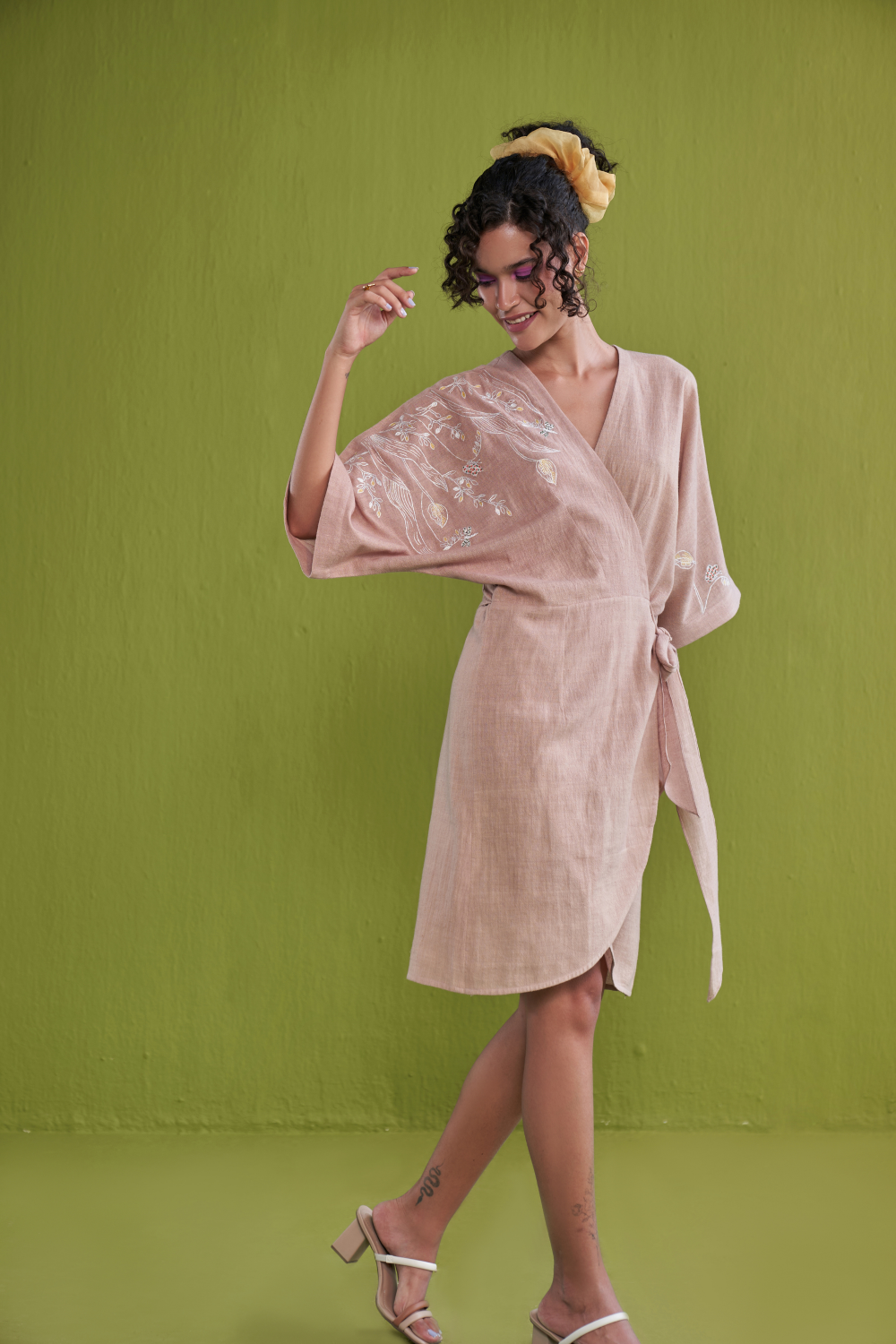 Summer Soul Handwoven Organic Cotton Wrap Dress