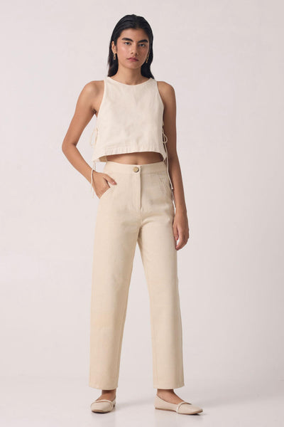Sunisa Off White Denim Pants