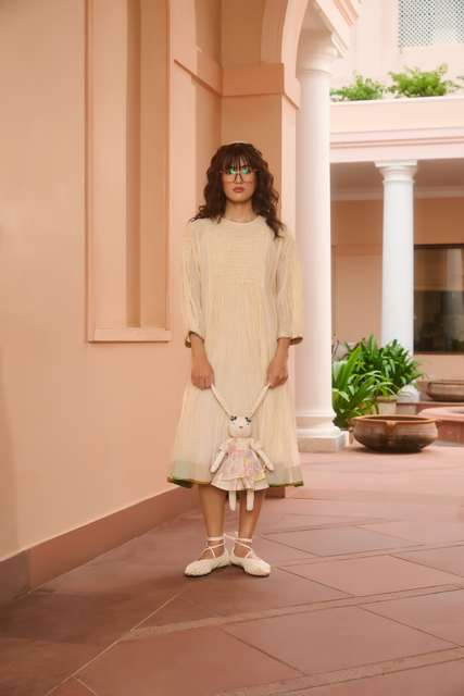KATIE DRESS-IVORY