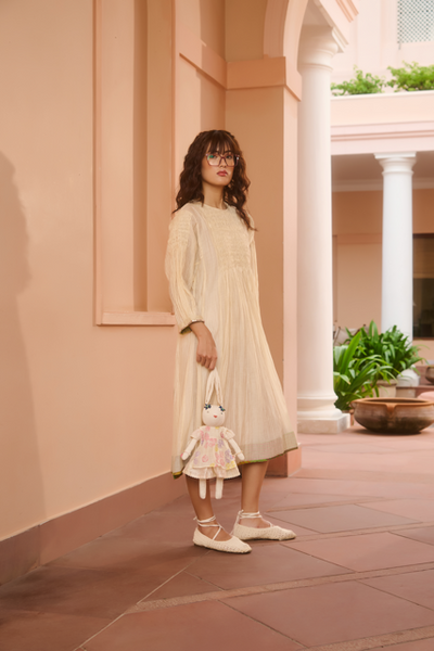 KATIE DRESS-IVORY