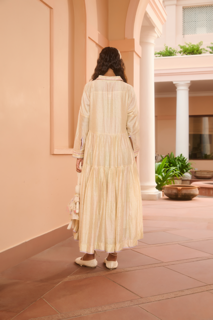 MARTHA DRESS-IVORY