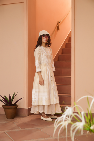 MAGGIE DRESS-IVORY