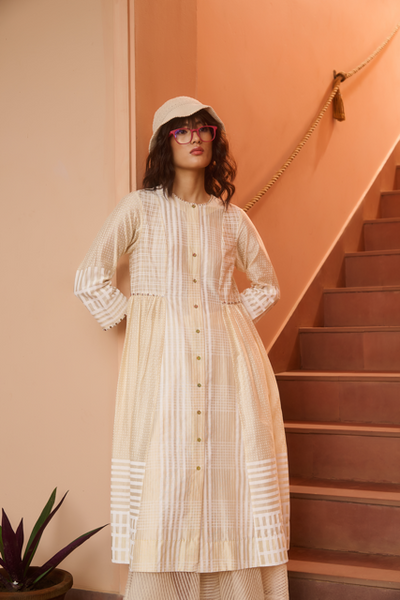 MAGGIE DRESS-IVORY