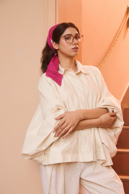 BUFFY JACKET-IVORY