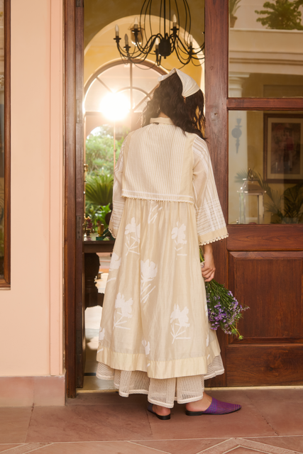 TABBY DRESS-IVORY