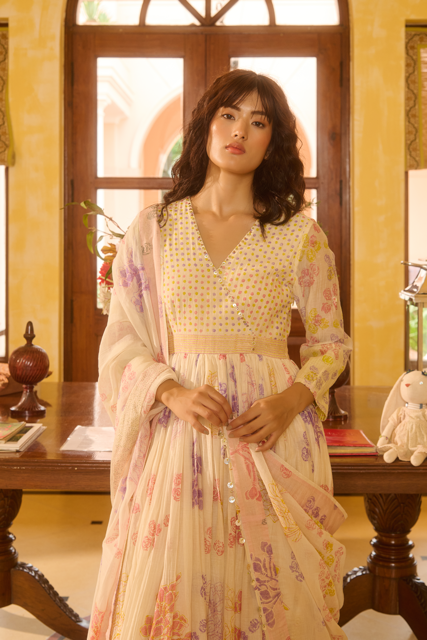 RUBY KURTA-IVORY