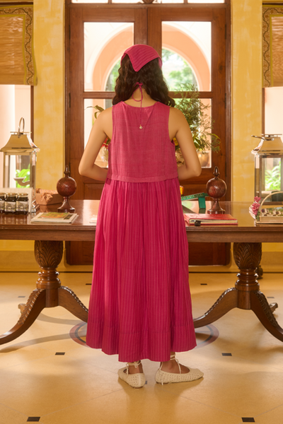 SALLY DRESS-PINK