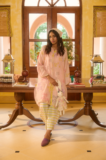 DINA DRESS-PINK