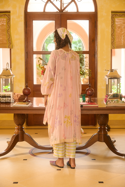 DINA DRESS-PINK