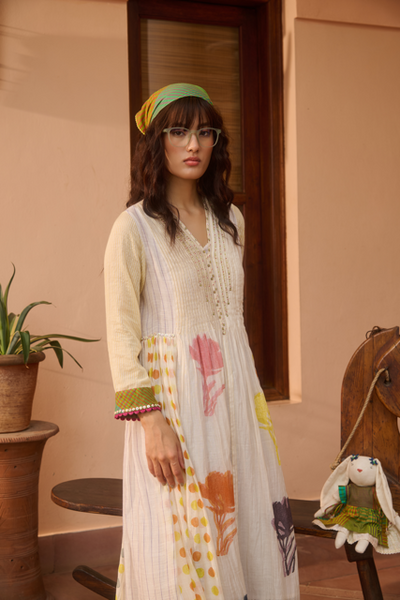 POPPY KURTA-IVORY