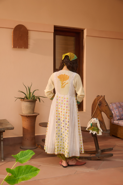 POPPY KURTA-IVORY