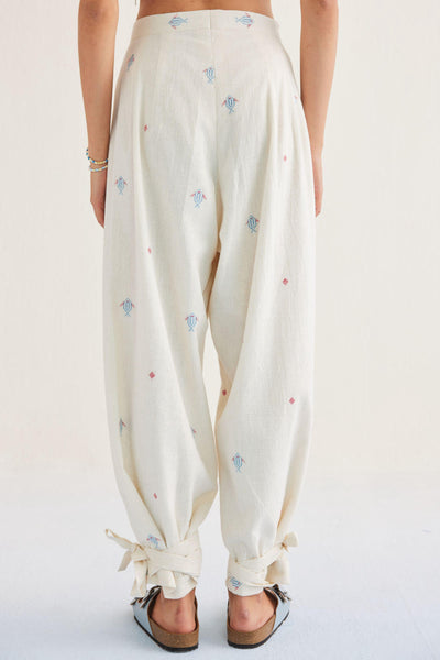 Swim Free Handwoven Kala Cotton Trousers