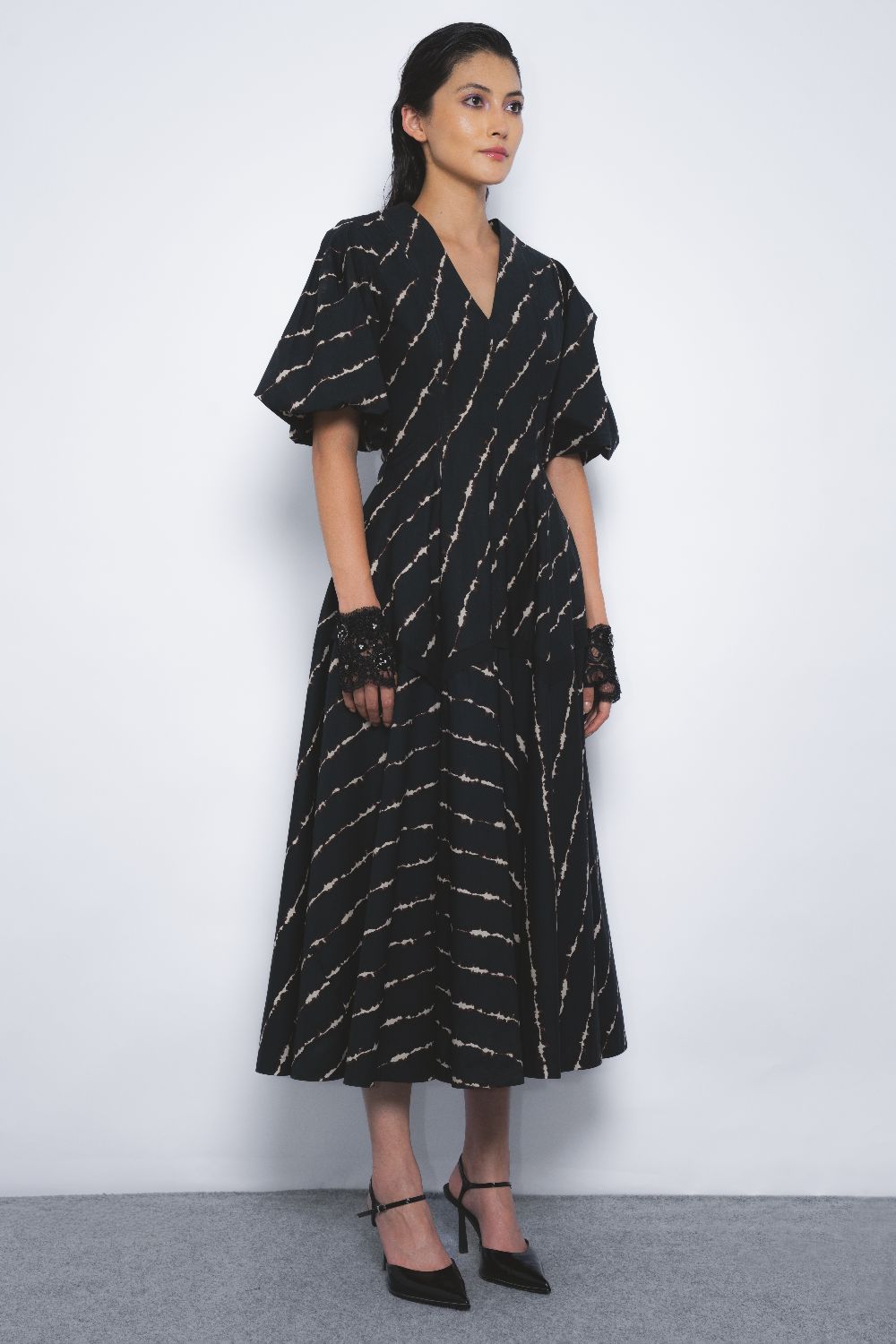 Thalia Dress in Spina Print