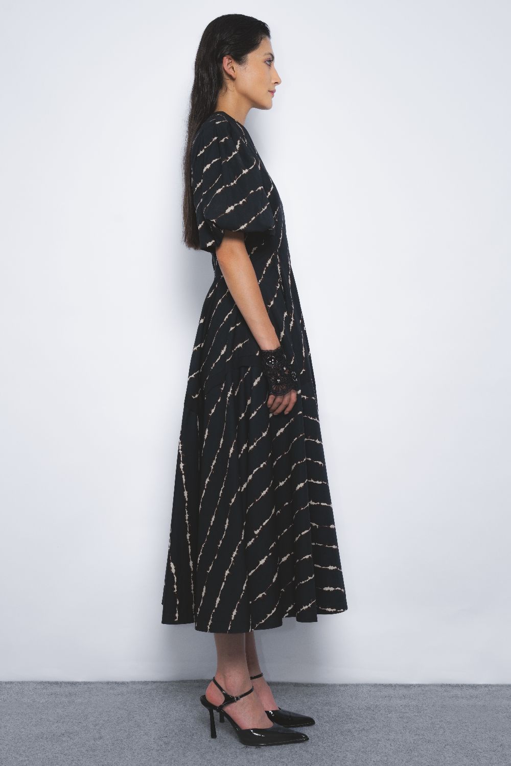Thalia Dress in Spina Print