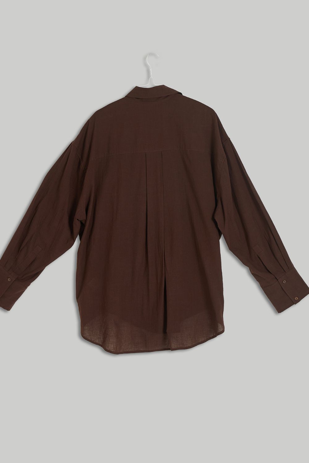 The Chocolate Brown Button-Down Shirt