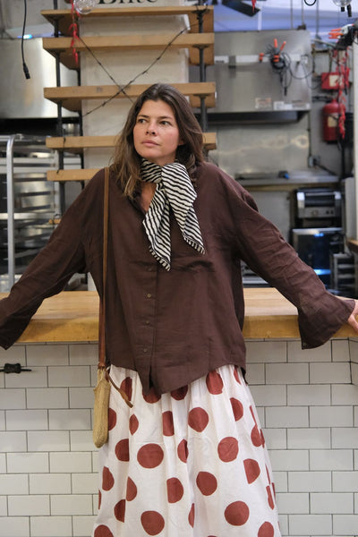 The Chocolate Brown Button-Down Shirt