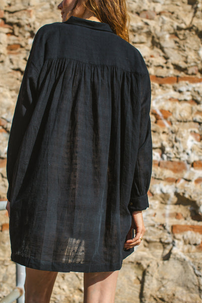 The Classic Artist Smock-Black