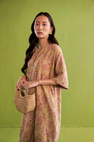 The Fern Handwoven Printed Dress